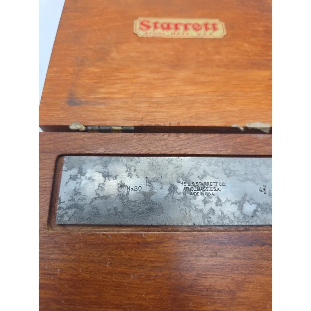 Vintage L.S Starrett No. 20 precision toolmakers 3